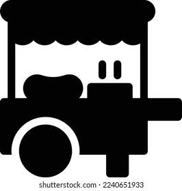 hotdog Vector illustration on a transparent background. Premium quality symmbols. Glyphs vector icons for concept and graphic design. 
