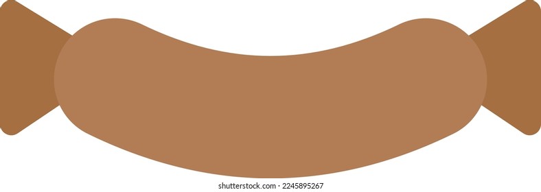 ilustración de hotdog Vector en un fondo transparente. Símbolos de calidad superior. Iconos vectoriales de color de línea para el concepto y el diseño gráfico. 
