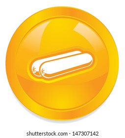 Hotdog web button