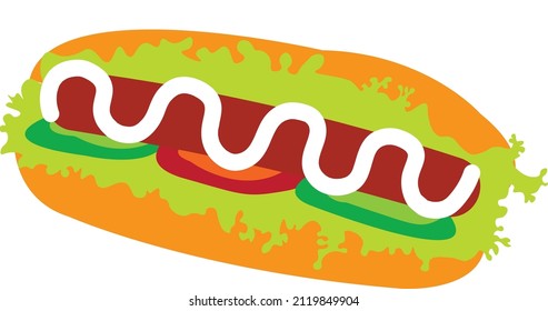 Hotdogs are fast food that can fill you up and add calories, but they also contain cholesterol and cause obesity. This food is easy to find in restaurants, cafes to the roadside.