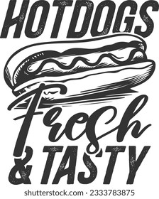 Hotdogs Fresh And Tasty - Hotdog Lover