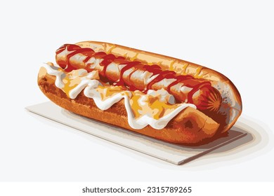 hotdogs are good and delicious