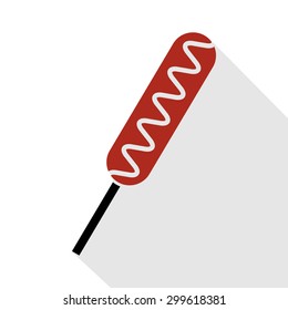 hotdogs icon great for any use. Vector EPS10.