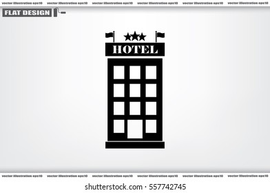 Hotel 3 star icon vector illustration eps10.