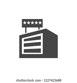 Hotel 5 star icon vector illustration eps10.