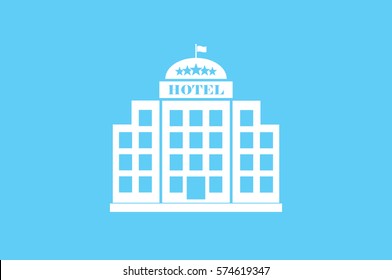 Hotel 5 star icon vector illustration.