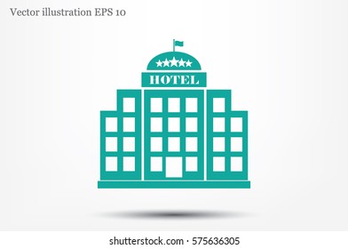 Hotel 5 star icon vector illustration.