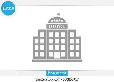 Hotel 5 star icon vector illustration.