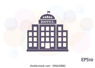 Hotel 5 star icon vector illustration.