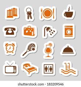 hotel and accommodation stickers