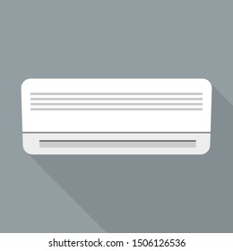 Hotel air conditioner icon. Flat illustration of hotel air conditioner vector icon for web design