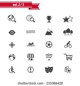 Hotel Amenities Icon set 2 out of 3 