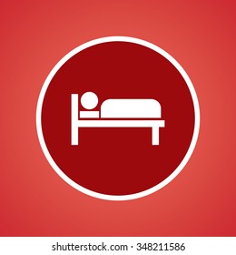 Hotel apartment icon