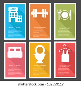Hotel banner,vector
