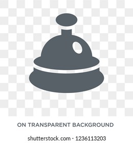 Hotel bell icon. Hotel bell design concept from  collection. Simple element vector illustration on transparent background.