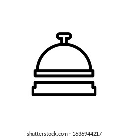 hotel bell icon design vector template
