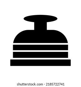 hotel bell icon or logo isolated sign symbol vector illustration - high quality black style vector icons
