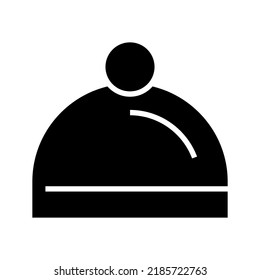 hotel bell icon or logo isolated sign symbol vector illustration - high quality black style vector icons
