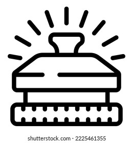 Hotel bell icon outline vector. Hostel facility. Modern resource