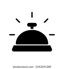 hotel bell icon vector eps