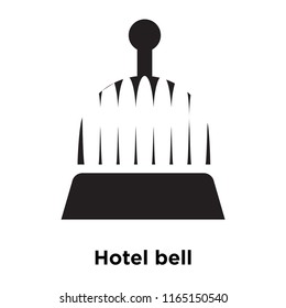 Hotel bell icon vector isolated on white background, Hotel bell transparent sign , vacation symbols