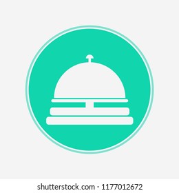 Hotel bell vector icon sign symbol