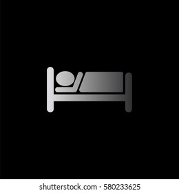 Hotel -  black vector icon