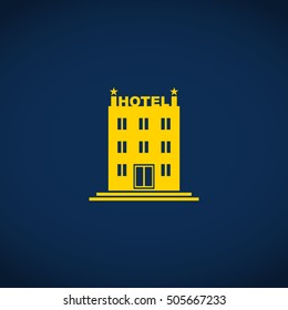 hotel building icon