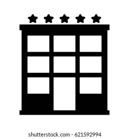 hotel building icon