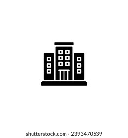 Hotel building icon. hotel building symbol vector for web site Computer and mobile app