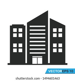 hotel building icon vector design illustration
