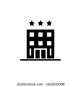 Hotel building icon. vector EPS10