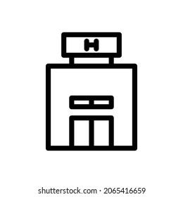 Hotel Building icon vector illustration symbol design