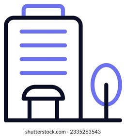 Hotel Building Icons can be used for uiux, infographic, etc