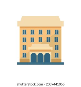 hotel building  style vector illustration design eps.10