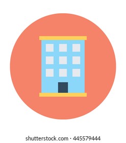 Hotel Building Vector Icon
