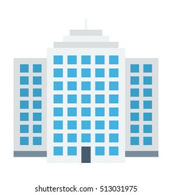Hotel Building Vector Icon