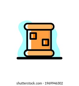 Hotel Building Vector Icon Conceptual Illustration Design eps10 great for any purposes