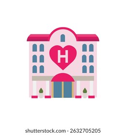 hotel edifício vetor símbolo símbolo ícone ilustração vetor