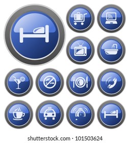 Hotel button set