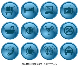 Hotel button set