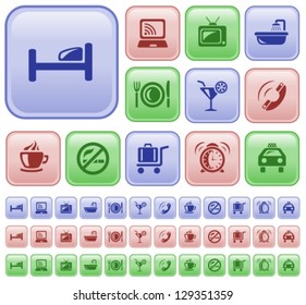 Hotel button set
