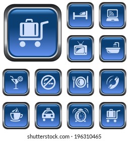 Hotel button set