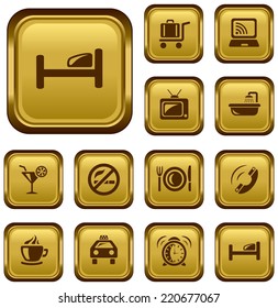 Hotel button set