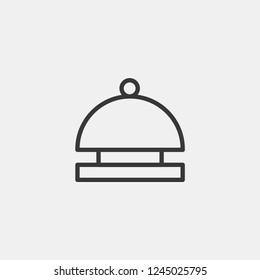 Hotel Call Modern Simple Vector Icon
