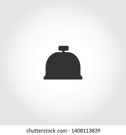 Hotel call vector icon. Hotel bell icon