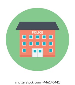Hotel Colored Vector Illustration