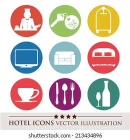 hotel design over white background vector illustration