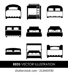 hotel design over white background vector illustration