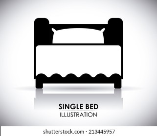 hotel design over white background vector illustration